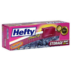 HEFTY STORAGE BAGS - 1 QUART SIZE