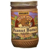 ONCE AGAIN ORGANIC SMOOTH PEANUT BUTTER - NO SALT ADDED - ALL NATURAL