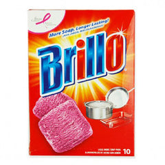 BRILLO RED SOAP PADS -10 PADS