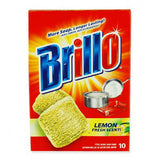 BRILLO LEMON FRESH SCENT -10 PADS