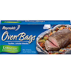 REYNOLDS OVEN BAGS LARGE SIZE 16 IN 17.5 IN