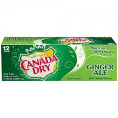 CANADA DRY DIET GINGER ALE SODA - 12 PACK - 12 FL OZ EACH CAN