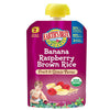 EARTH'S BEST ORGANIC BANANA RASPBERRY BROWN RICE FRUIT & GRAIN PUREE