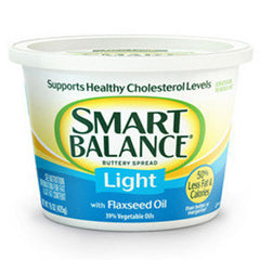 SMART BALANCE  BUTTERY  SPREAD LIGHT WITH FLAXSEED OIL