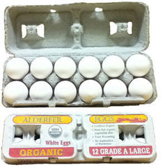 ALDEFER CAGE FREE GRADE A LARGE WHITE EGGS