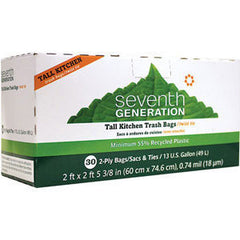 SEVENTH GENERATION TALL KITCHEN BAGS - 13 GALLON