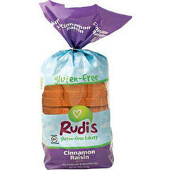 RUDI'S GLUTEN FREE CINNAMON RAISIN BREAD