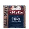 AIDELLS ALL NATURAL AWESOME APPLE HOT DOGS UNCUREDCHICKEN