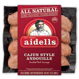 AIDELLS ALL NATURAL CAJUN STYLE ANDOUILLE SMOKED PORK SAUSAGE