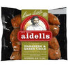 AIDELLS ALL NATURAL HABANERO & GREEN CHILE SMOKED CHICKEN SAUSAGE