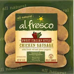 AL FRESCO ALL NATURAL SWEET ITALIAN STYLE CHICKEN SAUSAGE