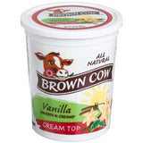 BROWN COW ALL NATURAL VANILLA CREAM TOP YOGURT - SMOOTH & CREAMY