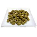 GREEN OLIVES STUFFED WITH ALMONDS