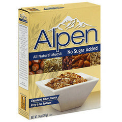 ALPEN  ALL NATURAL MUESLI NO SUGAR ADDED