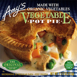 AMY'S ORGANIC VEGETABLES BROCCOLI POT PIE WITH CHEDDAR CHEESE SAUCE