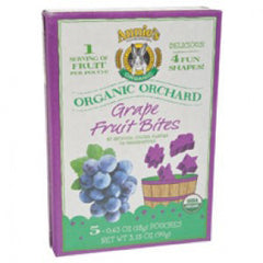 ANNIE'S ORGANIC GRAPE FRUIT BITES SNACK