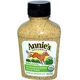 ANNIE'S NATURALS ORGANIC HORSERADISH MUSTARD