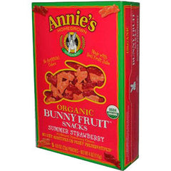 ANNIE'S ORGANIC SUMMER STRAWBERRY BUNNY FRUIT SNACKS