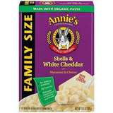 ANNIE'S SHELLS & WHITE CHEDDAR FAMILY SIZE