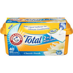 ARM & HAMMER TOTAL DRYER CLOTHES 2 IN 1 - CLASSIC