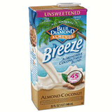 BLUE DIAMOND BREEZE ALMOND COCONUT MILK BLEND - VANILLA UNSWEEENED