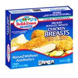 BELL & EVANS AIR CHILLED BREADED BONELESS SKINLESS CHICKEN BREAST