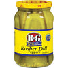 B&G PICKLES KOSHER DILL TOPPERS 50% LESS SODIUM