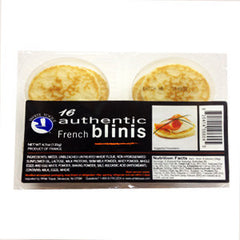 WHITE TOQUE 16 FRENCH BLINIS