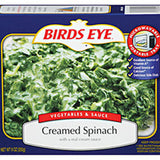 BIRDS EYE CREAMED SPINACH