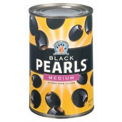 BLACK PEARL MEDIUM PITTED OLIVES