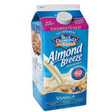 BLUE DIAMOND ALMOND BREEZE UNSWEETENED VANILLA ALMOND MILK