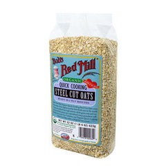 BOB'S RED MILL ORGANIC STEEL CUT OATS - QUICK COOKING