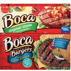 BOCA ALL AMERICAN FLAME GRILLED VEGGIE BURGER