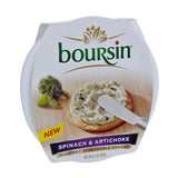 BOURSIN SPINACH & ARTICHOKE SPREADABLE CHEESE