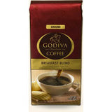 GODIVA COFFEE BREASKFAST BLEND MEDIUM ROAST GROUND COFFEE