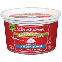 BREAKSTONE 2% REDUCED SODIUM COTTAGE CHEESE