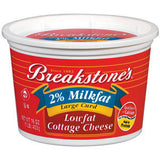 BREAKSTONE LARGE CURD COTTAGE CHEESE 2% MILK