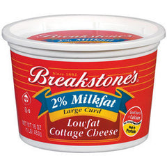 BREAKSTONE LARGE CURD COTTAGE CHEESE 2% MILK