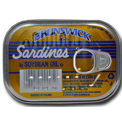 BRUNSWICK SARDINE IN SOY OIL