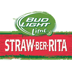 BUD LIGHT LIME STRAW-BER-RITA MARGARITA WITH A TWIST - 16 FLOZ EACH CAN