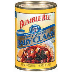 BUMBLE BEE WHOLE BABY CLAMS