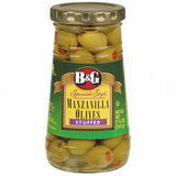 B&G MANZANILLA OLIVES STUFFED