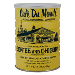 CAFE DU MONDE DECAFFEINATED COFFE AND CHICORY