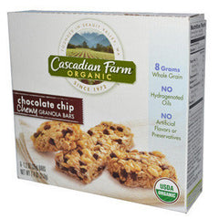 CASCADIAN FARM ORGANIC PEANUT BUTTER CHIP GRANOLA BARS