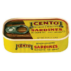 CENTO SARDINES IN OLIVE OIL W SALT