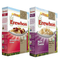 EREWHON NO SALT ADDED ORGANIC CRISPY BROWN RICE CEREAL