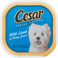 CESAR W LAMB IN MEATY JUICE