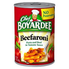 CHEF BOYARDEE BEEFARONI