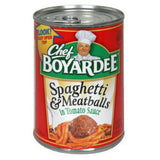 CHEF BOYARDEE SPAGHETTI & MEATBALL