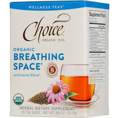 CHOICE ORGANIC BREATHING SPACE ECHINACEA BLEND TEA